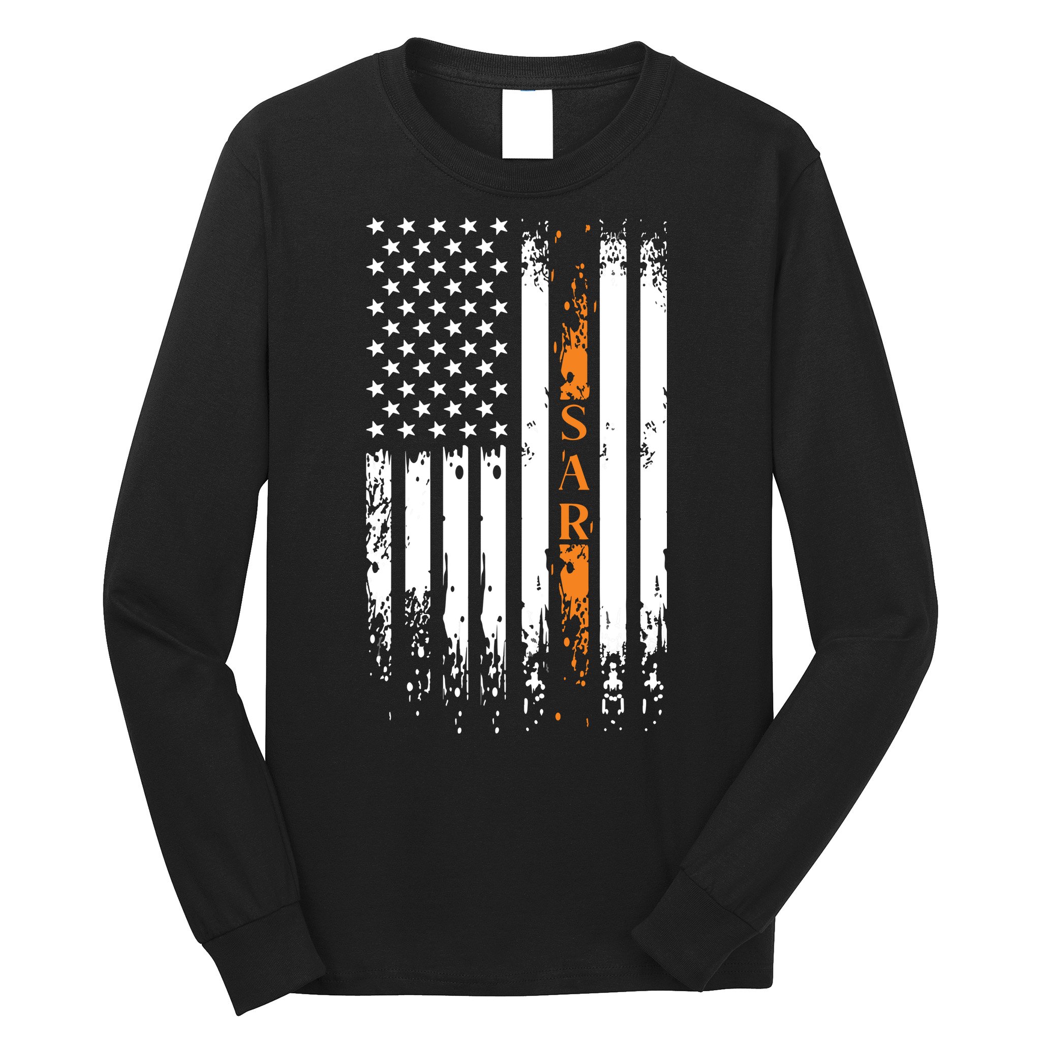 Thin Orange Line Search And Rescue Team SAR Long Sleeve Shirt