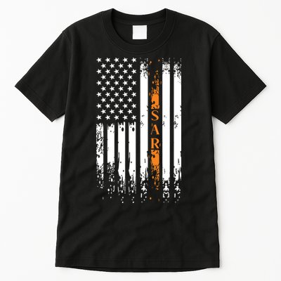 Thin Orange Line Search And Rescue Team SAR Tall T-Shirt