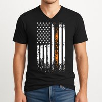 Thin Orange Line Search And Rescue Team SAR V-Neck T-Shirt