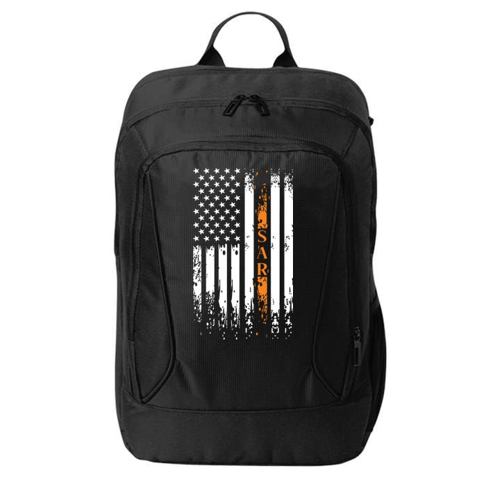 Thin Orange Line Search And Rescue Team SAR City Backpack