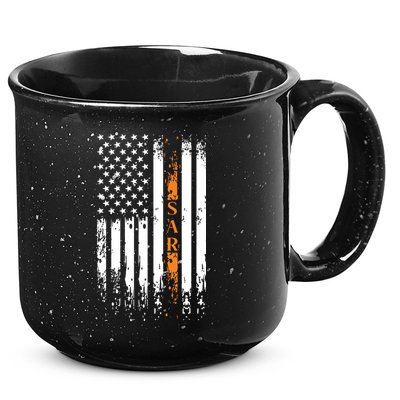 Thin Orange Line Search And Rescue Team SAR 15oz Campfire Ceramic Mug