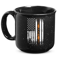 Thin Orange Line Search And Rescue Team SAR 15oz Campfire Ceramic Mug