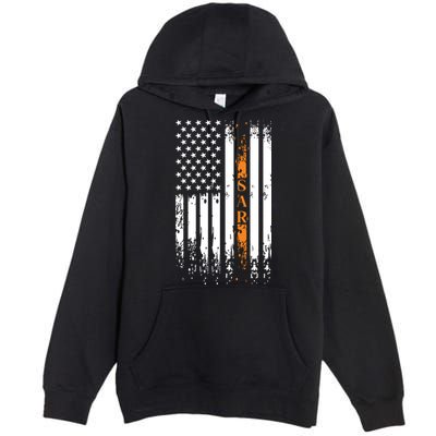 Thin Orange Line Search And Rescue Team SAR Premium Pullover Hoodie
