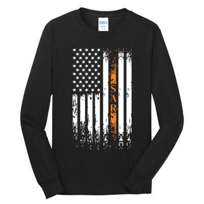 Thin Orange Line Search And Rescue Team SAR Tall Long Sleeve T-Shirt
