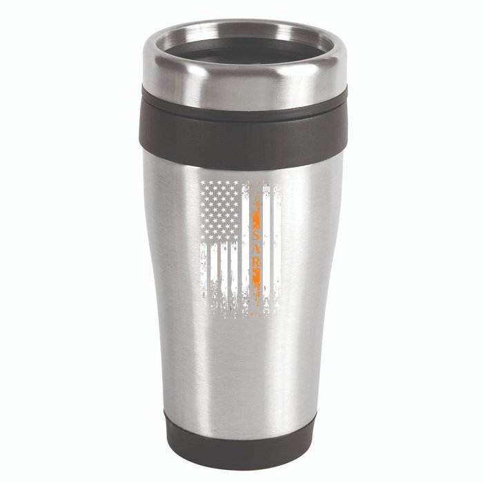 Thin Orange Line Search And Rescue Team SAR 16oz Travel Tumbler