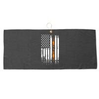 Thin Orange Line Search And Rescue Team SAR Large Microfiber Waffle Golf Towel