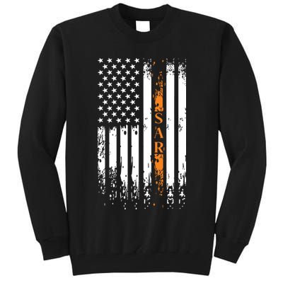 Thin Orange Line Search And Rescue Team SAR Tall Sweatshirt