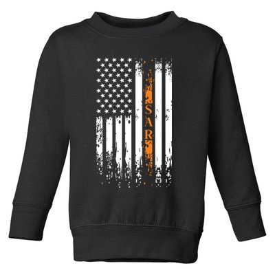 Thin Orange Line Search And Rescue Team SAR Toddler Sweatshirt