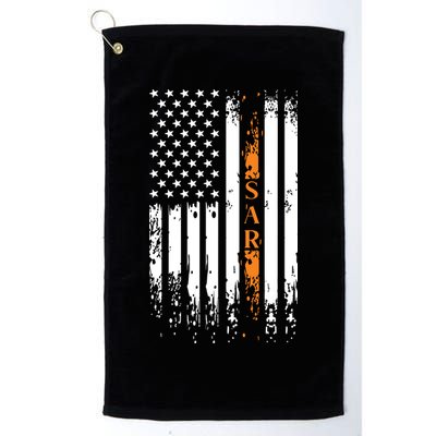 Thin Orange Line Search And Rescue Team SAR Golf Towel