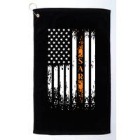 Thin Orange Line Search And Rescue Team SAR Golf Towel