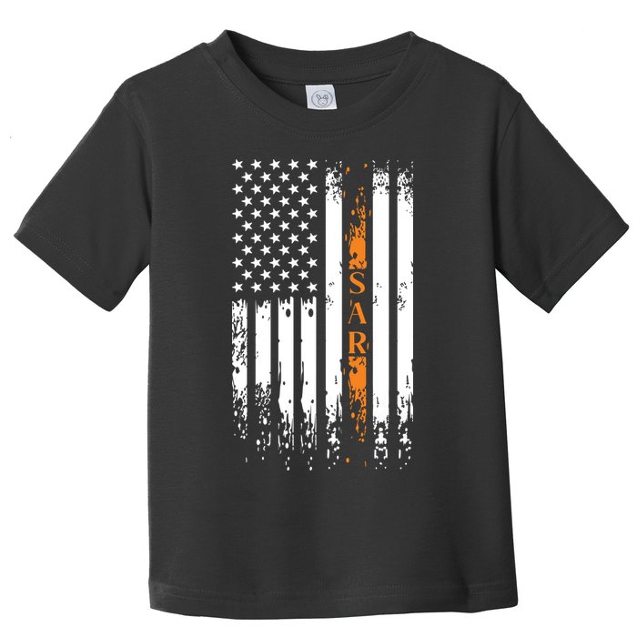 Thin Orange Line Search And Rescue Team SAR Toddler T-Shirt