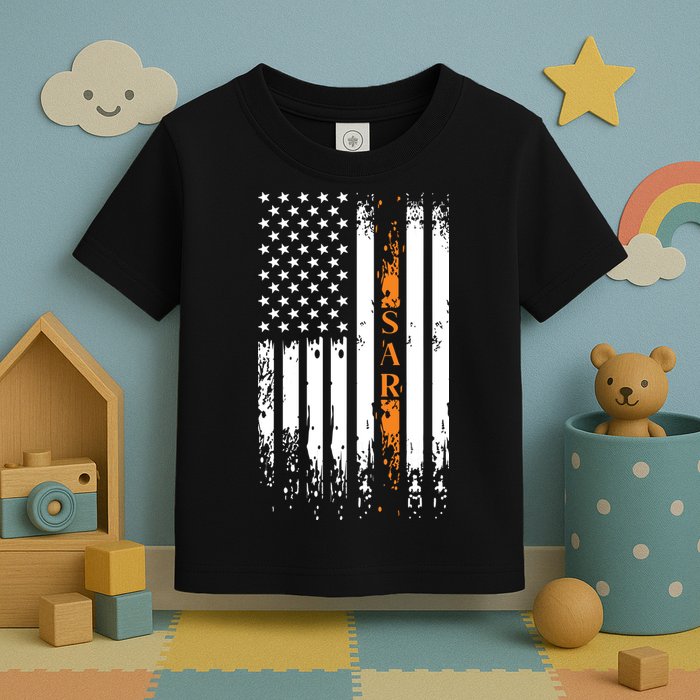 Thin Orange Line Search And Rescue Team SAR Toddler T-Shirt