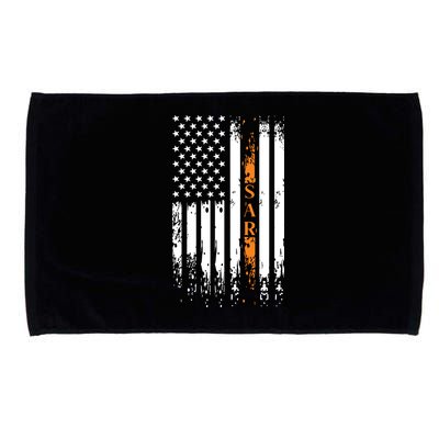 Thin Orange Line Search And Rescue Team SAR Microfiber Hand Towel