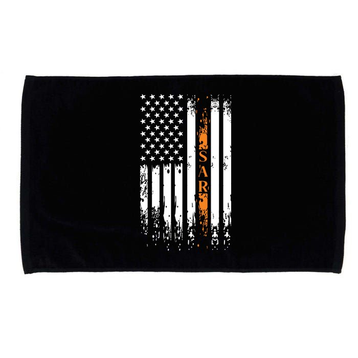 Thin Orange Line Search And Rescue Team SAR Microfiber Hand Towel