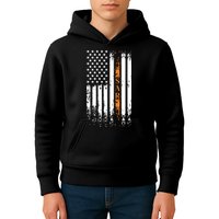 Thin Orange Line Search And Rescue Team SAR Kids Hoodie