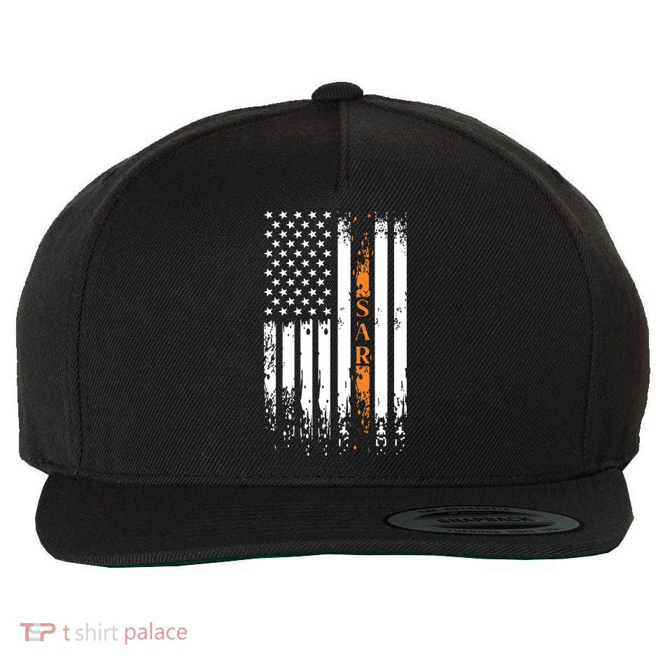 Thin Orange Line Search And Rescue Team SAR Wool Snapback Cap