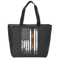 Thin Orange Line Search And Rescue Team SAR Zip Tote Bag