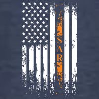 Thin Orange Line Search And Rescue Team SAR Pom Pom 12in Knit Beanie