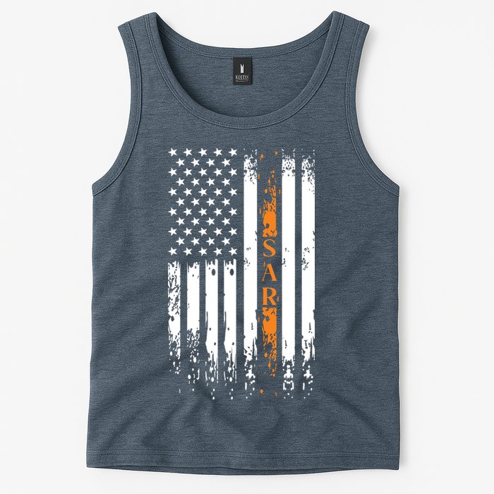 Thin Orange Line Search And Rescue Team SAR Tank Top