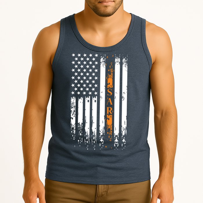 Thin Orange Line Search And Rescue Team SAR Tank Top