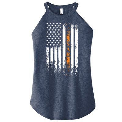 Thin Orange Line Search And Rescue Team SAR Women's Perfect Tri Rocker Tank