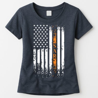 Thin Orange Line Search And Rescue Team SAR Womens T-Shirt