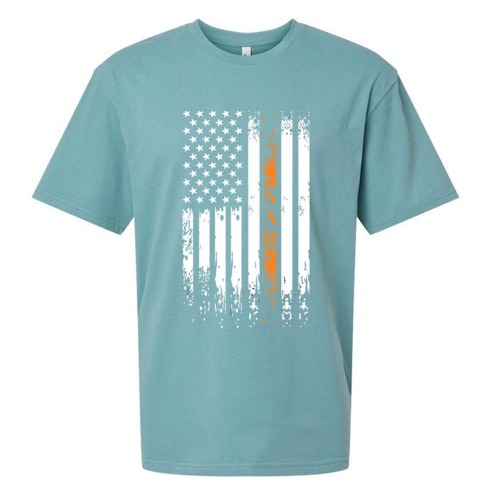 Thin Orange Line Search And Rescue Team SAR Sueded Cloud Jersey T-Shirt