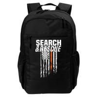 Thin Orange Line Search Rescue SAR Emergency Team Backpack