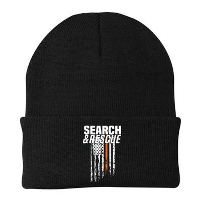 Thin Orange Line Search Rescue SAR Emergency Team Beanie