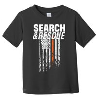 Thin Orange Line Search Rescue SAR Emergency Team Toddler T-Shirt