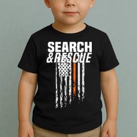 Thin Orange Line Search Rescue SAR Emergency Team Toddler T-Shirt