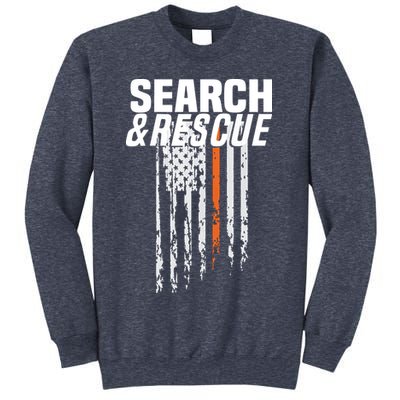 Thin Orange Line Search Rescue SAR Emergency Team Sweatshirt