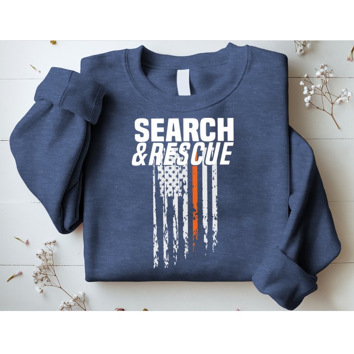 Thin Orange Line Search Rescue SAR Emergency Team Sweatshirt