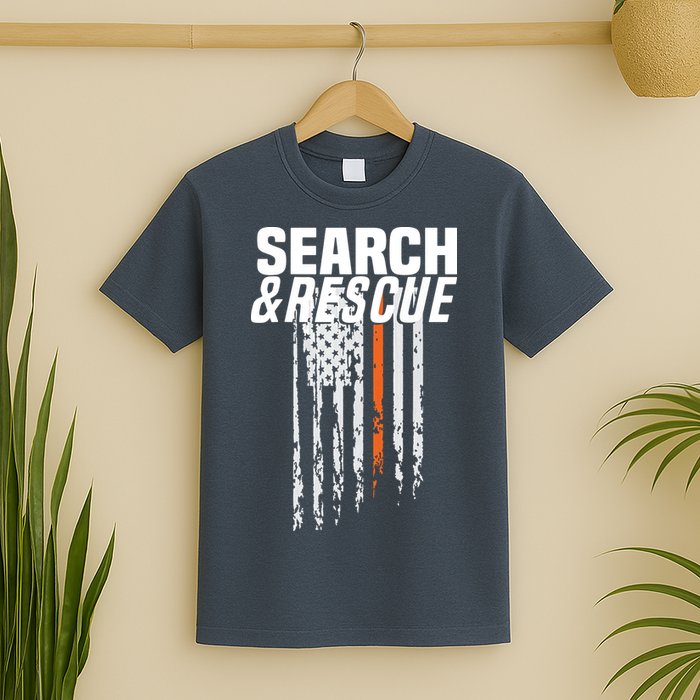 Thin Orange Line Search Rescue SAR Emergency Team T-Shirt