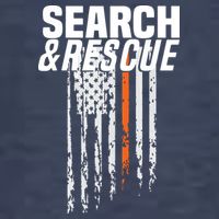 Thin Orange Line Search Rescue SAR Emergency Team T-Shirt