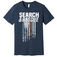 Thin Orange Line Search Rescue SAR Emergency Team Premium T-Shirt