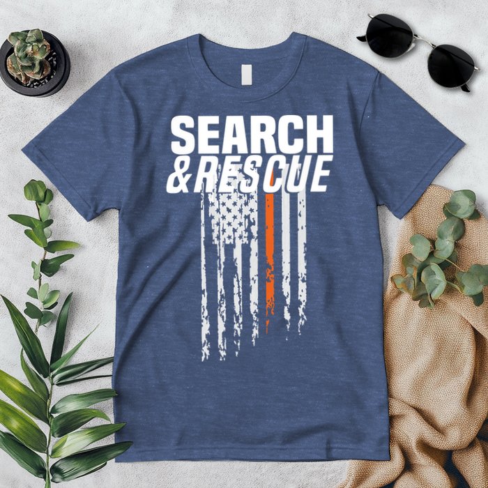 Thin Orange Line Search Rescue SAR Emergency Team Premium T-Shirt