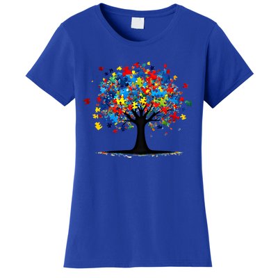 Tree Of Life Autism Awareness Day Autistic Gift Women's T-Shirt