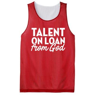 Talent On Loan From God Mesh Reversible Basketball Jersey Tank