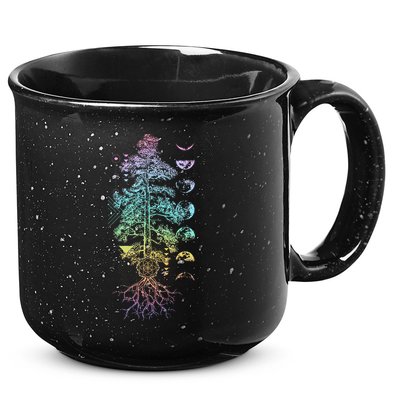 Tree Of Life Phases Of The Moon Yoga Chakra Gift 15oz Campfire Ceramic Mug