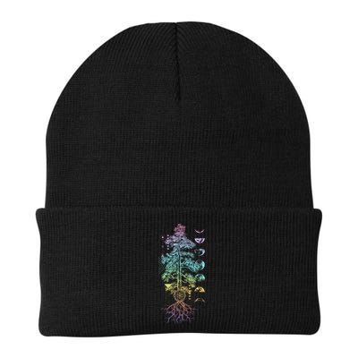 Tree Of Life Phases Of The Moon Yoga Chakra Gift Beanie