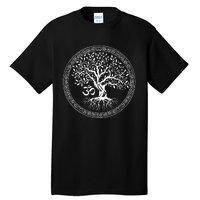 Tree Of Life With Om Symbol Yoga Zen Meditation Spiritual Tall T-Shirt