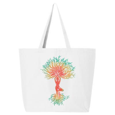 Tree Of Life Meditation Spiritual Buddhism Yoga Zen Namaste Funny Gift 25L Jumbo Tote