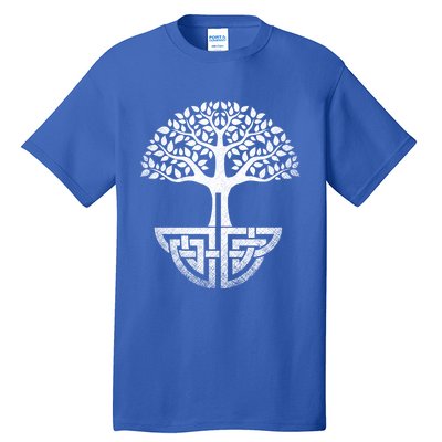 Tree Of Life Gift Spiritual Yoga Esoteric Gaelic And Celtic Gift Tall T-Shirt