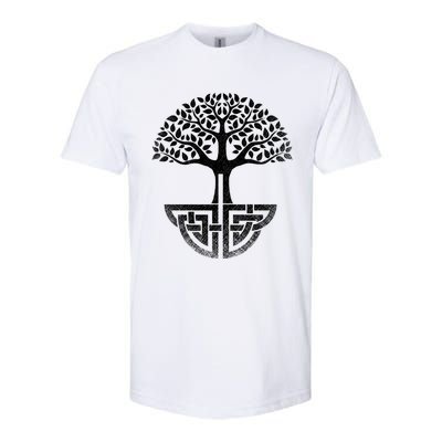 Tree Of Life Gift Spiritual Yoga Esoteric Gaelic And Celtic Gift Softstyle® CVC T-Shirt