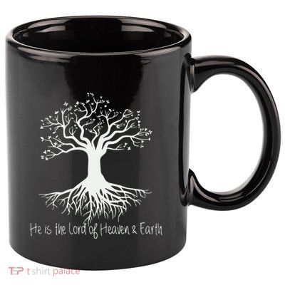 Tree Of Life 11oz C Handle Ceramic Mug