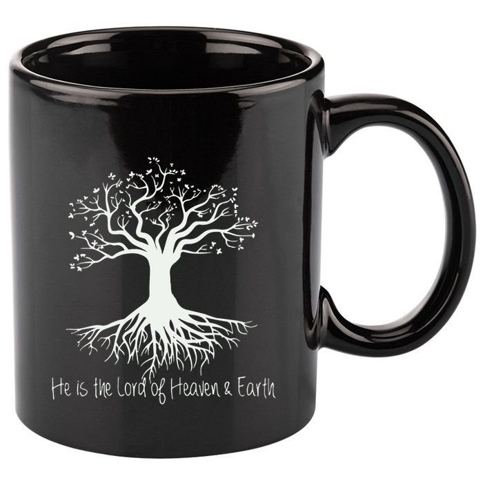 Tree Of Life 11oz C Handle Ceramic Mug