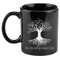 Tree Of Life 11oz C Handle Ceramic Mug