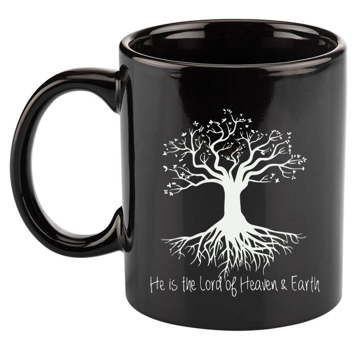 Tree Of Life 11oz C Handle Ceramic Mug