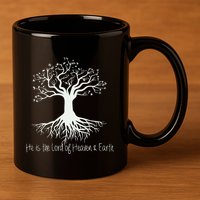 Tree Of Life 11oz C Handle Ceramic Mug